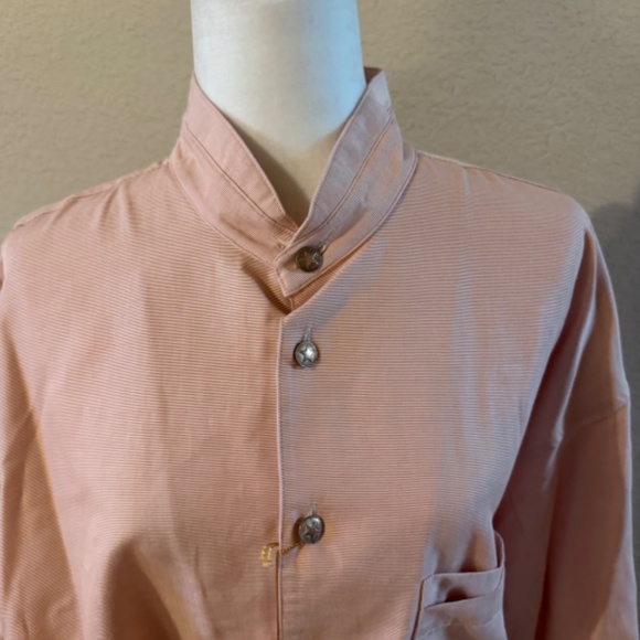 Men's Stubbs Western Wear Light Peach Banded Color Size XL Long Sleeve Shirt XL - Picture 2 of 9
